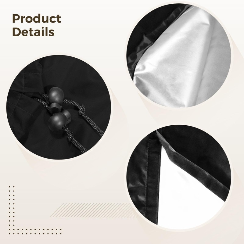 420D 6ft Oxford Cloth Pool Cover for Above Ground Pools,