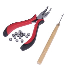 FOMIYES 3pcs Hair Extension Tool Kit Tool Kits for Hair Extension Hair Extension Kit Hair Extension Plier With Hook