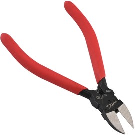 Utoolmart 5 Inch Pliers Red handle Long Diagonal Cutting Plier Side Nippers Wire Cable Cutter