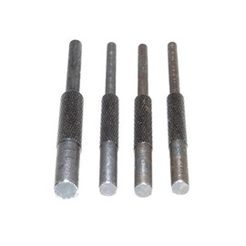 K Kexuan Steel Pin Starter Hollow Punch Set 4pc 1/16" 5/64" 3/32" 1/8