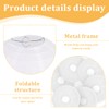 FIMWOLZ 3 Pcs White Round Lantern Lampshade Hanging Lamp Paper