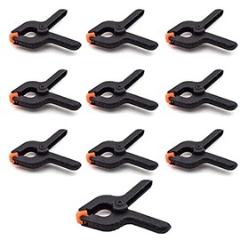 AIFEIER ET 10 PCS Plastic Nylon Spring Clamps, 2 Inch Multipurpose Heavy Duty Clip for Home Improvement, Arts & Crafts, Backdrop Stand, Photography, etc.