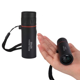 Pocket Monocular Telescope for Adults, 30 x 25 HD, Waterproof, Night Vision, Portable Mini Monocular Telescope for Birdwatching Sporting Events Hiking Camping Sightseeing