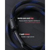 Diaianyfi Audiophile RCA to 2RCA Subwoofer Cable,1 RCA Male to