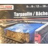 Tool Bench Hardware 4' X 6' Blue Tarp Tarpaulin