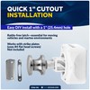 Five Oceans 2-Pack Polished Stainless Steel Keyless Push Button Latch,