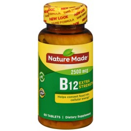 NATURE MADE VITAMIN B12 2500MCG TABLET 60CT