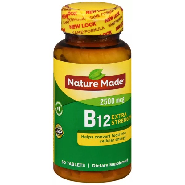 NATURE MADE VITAMIN B12 2500MCG TABLET 60CT