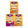 Yogi Tea - Canada Energy Variety Pack Tea Sampler (3