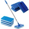 Newtay 6 Pcs Small Pool Scrub Hand Held Brush 5.5