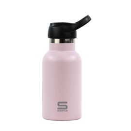 Safta Rosa Empolvado - Thermosflasche, Wasserflasche, Edelstahl, doppelt isoliert, 12 Stunden Heißgetränk und 24 Stunden Kaltgetränke, 350 ml, 7,3 x 19,5 cm, Puderrosa, M, Casual