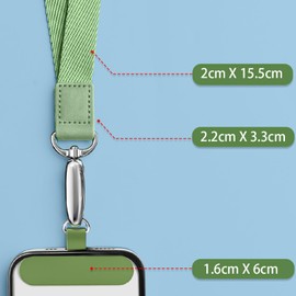 CHUQING Cell Phone Chain Royal Blue Short Cell Phone Strap Universal Lanyard Wrist Strap