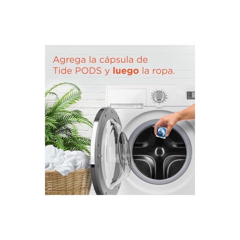 Tide Detergente En Cápsulas Pods, Para Ropa Blanca Y De