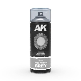 AK Interactive: SPRAY PRIMERS - Spray Paint Primer - 400ml - Grey