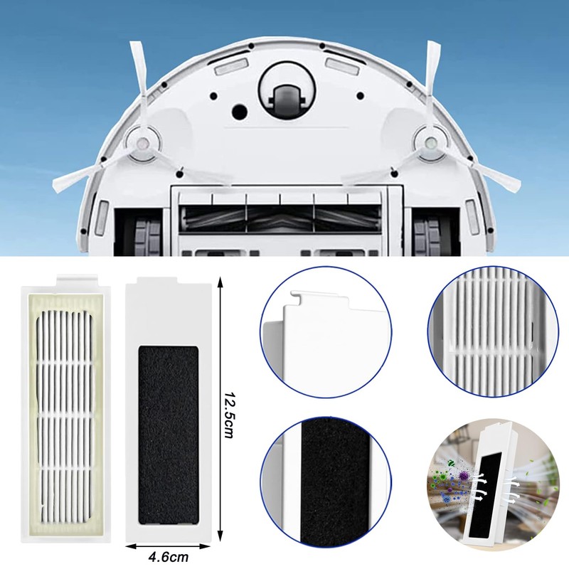 Asdazrxy Zubeh?r f1r Ecovacs DEEBOT T20 OMNI, Ersatzteile f1r Ecovacs