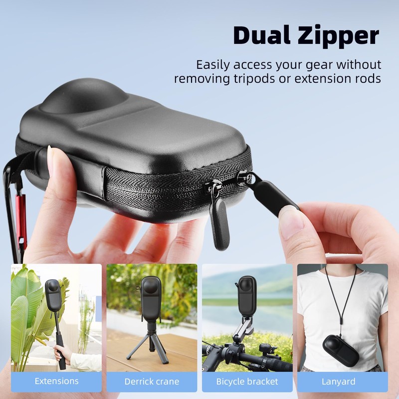 BRDRC Portable Small Case for Insta360 X4 (for Original Lens