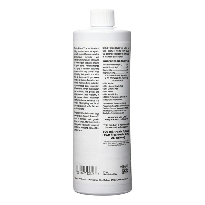 Suplemento Seachem Flourish Advance Growth Para Plantas Acuá