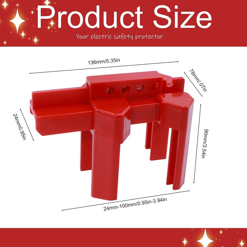 Adjustable Ball Valve Lockout - 0.5"-2.5" Outdoor Faucet Lock