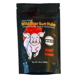 Julia's Pantry Wild Boar Carolina Reaper Caramelizing Meat Rub 20 oz Package