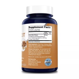 NusaPure Yacon Root Extract 2000mg 200 Vegetarian Capsules (Extract 4:1)