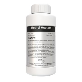 Methyl Acetate – Solvent | Fast Evaporating | Industrial Grade | Ideal for Coatings, Adhesives, and Cleaners | (1000mL (32 Fl Oz))