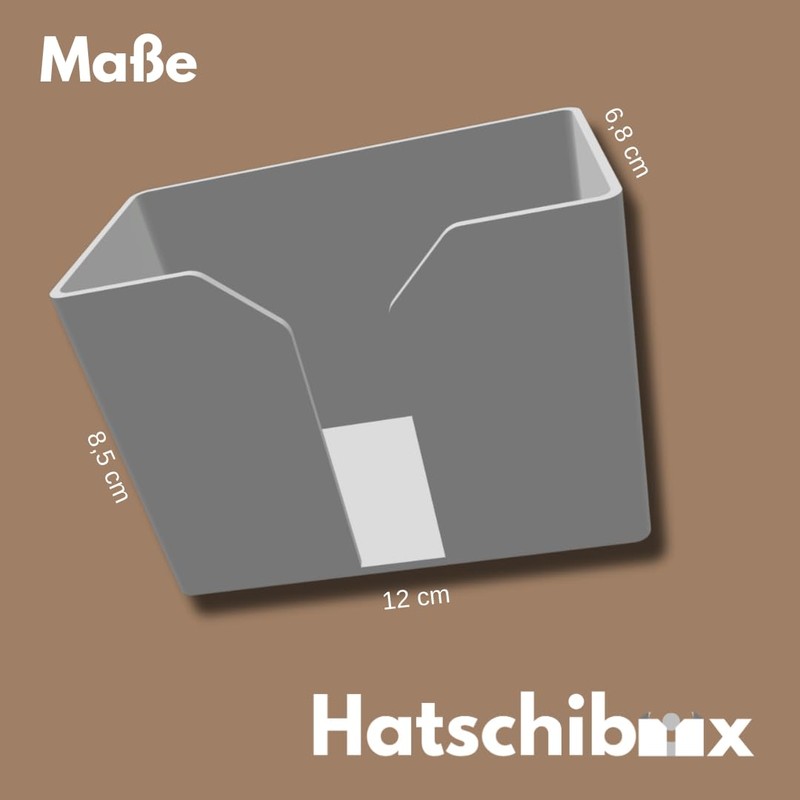 Hatschibox Flower Edition, Handkerchief Box - Stylish Tissue Box, Refillable