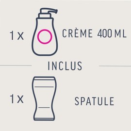 VEET Expert – Enthaarungscreme für hartnäckige Haare – Körper & Beine – Wirkt in 2 Minuten – 400 ml