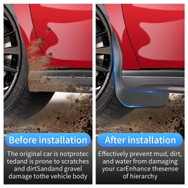 LUNQIN Car Mud Flaps Splash Guards Mudflaps for Toyota Camry 2025 LE SE XSE XLE Auto Exterior Accessories Tire Mudguards Wheel Inner Fender Liner Guard Flap Fenders Accessory