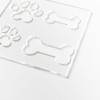 Colini Charcuterie Shape Dog Bone/Paw Router Board Handle Template Acrylic