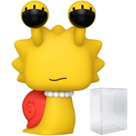 POP The Simpsons: Treehouse of Horror - Snail Lisa Funko Vinyl Figure (Bundled with Compatible Box Protector Case), Multicolor, 3.75 inches