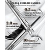Waterproof Curling Metal Wand Mascara, Black Washable Iron Wand Rod