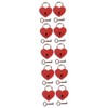 TEHAUX 10 Sets Mini Heart Shaped Padlocks Small Keyed Travel