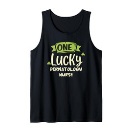 One Lucky Dermatology Nurse Irish St. Patrick's Day Tank Top