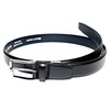 KIETH KE21414-19 Men's Business Belt, Black, Leather, 1.2 inches (30
