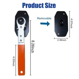 Brake Caliper Compression Tool， 4 in 1 Universal Disc Brake Pad Spreader, 360° Swing Brake Caliper Tool with 2 Brake Caliper Hooks, Brake Caliper Tool for Car Brake Repair Installation