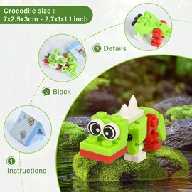 30 Packs Building Blocks Party Favors for Kids, Mini Animals Building Block Sets for Classroom Prizes Birthday Goodie Bag Fillers Valentines Easter Gifts for Kids Boys Girls 4+ Year (Special Edition)