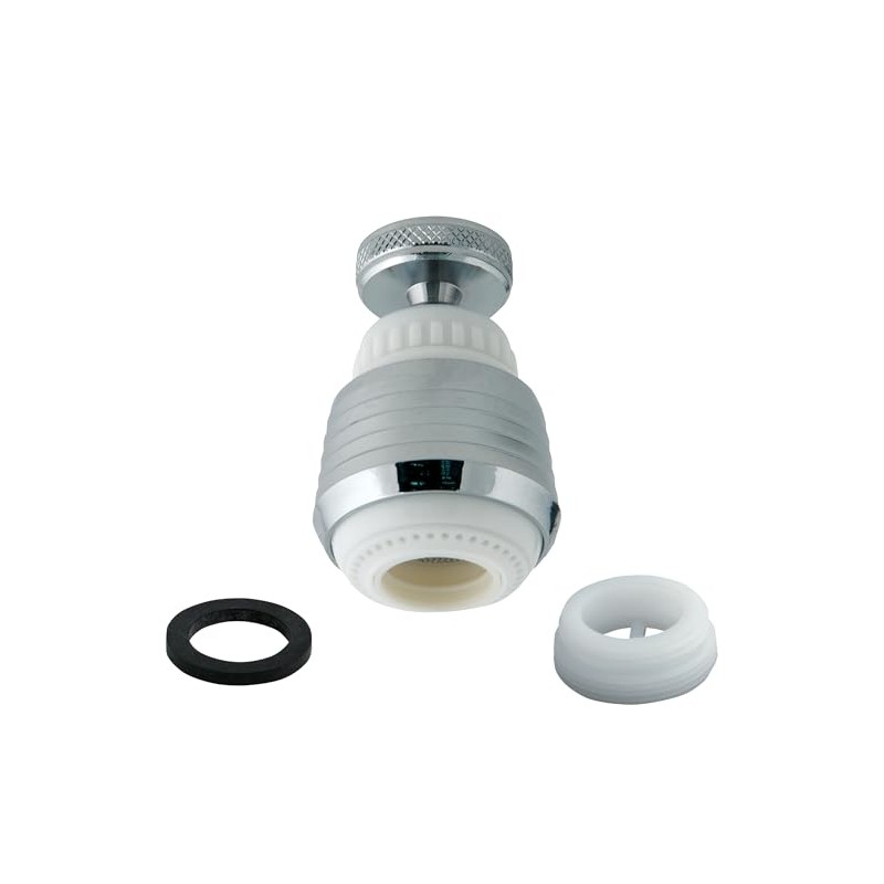 Master Plumber 485, Aerator, Swivel, 2.0 GPM/7.6 LPM, White/Chrome