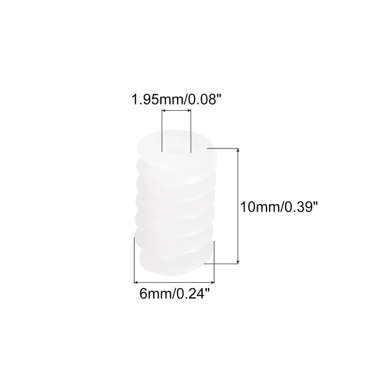 MECCANIXITY 10 Pcs Plastic Gears Plastic Motor Gear Model 6102A