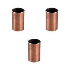 sourcing map Sleeve Bearing 16mm Bore x 18mm OD x 30mm Length Plain Bearings Wrapped Oilless Bushings 3pcs