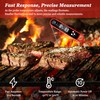 Meat Thermometer with 3-Second Instant Read, Backlit LCD, Calibration &