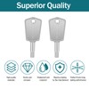 Haier Refrigerator Lock Key & Freezer Key Replacement - Suitable