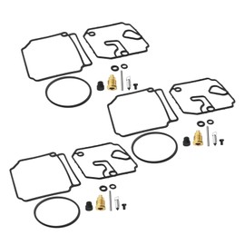 Anxingo 6H1-W0093-10-00 Carburetor Carb Rebuild Repair Kit Replacement for Yamaha 75HP 80HP 90HP 2-stroke, 3 Sets