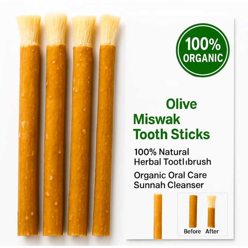 Palitos de Miswak indios naturales, cepillo de dientes de hierbas