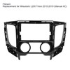 2DIN Car Stereo Radio Fascia Navigation Panel Trim Replacement for