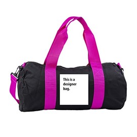 Hippowarehouse This is a Designer bag Gymwear Gym Duffle Cylinder Uniform Kit Bag 50 x 25 x 25cm 20 litres