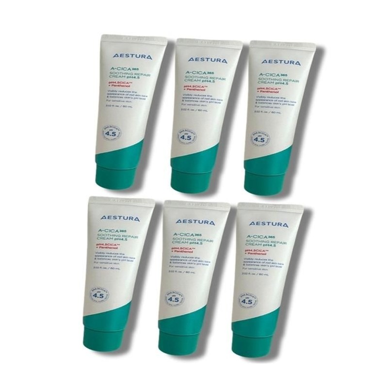 estra [Beauty Nara] Aestura Aseeka365 Repair Cream pH4.5 60ml 6pcs