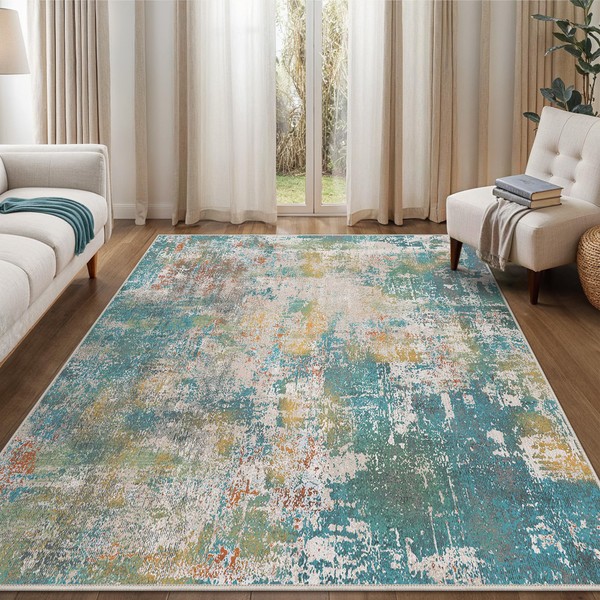 GENIMO 6x9 Area Rugs for Living Room, Machine Washable Rug