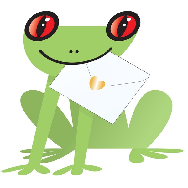 Boston International SDC067 Special Delivery Greeting Card, Paddy Frog