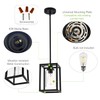 Kitchen Pendant Lighting Over Island, 1-Light Matte Black Farmhouse Pendant