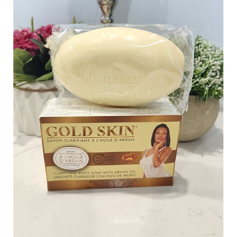 Sivop GOLD SKIN CLARIFYING BODY SOAP W ARGAN OIL 10